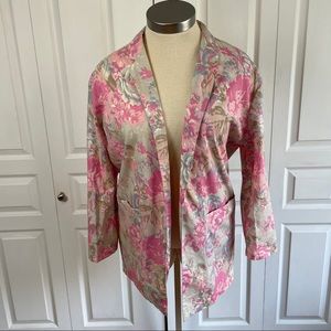 Floral Cotton Blazer